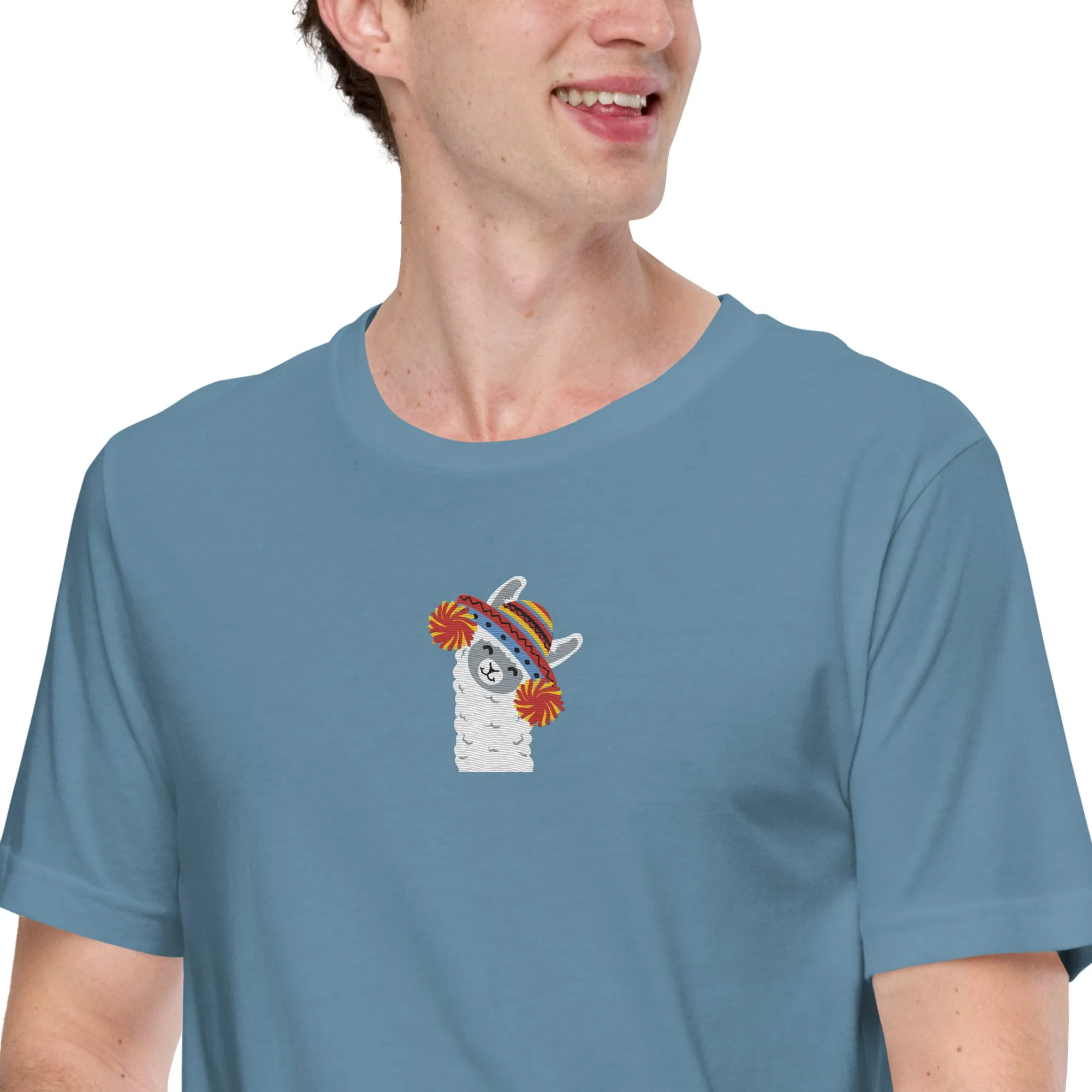 Peruvian Alpaca Embroidered T-Shirt