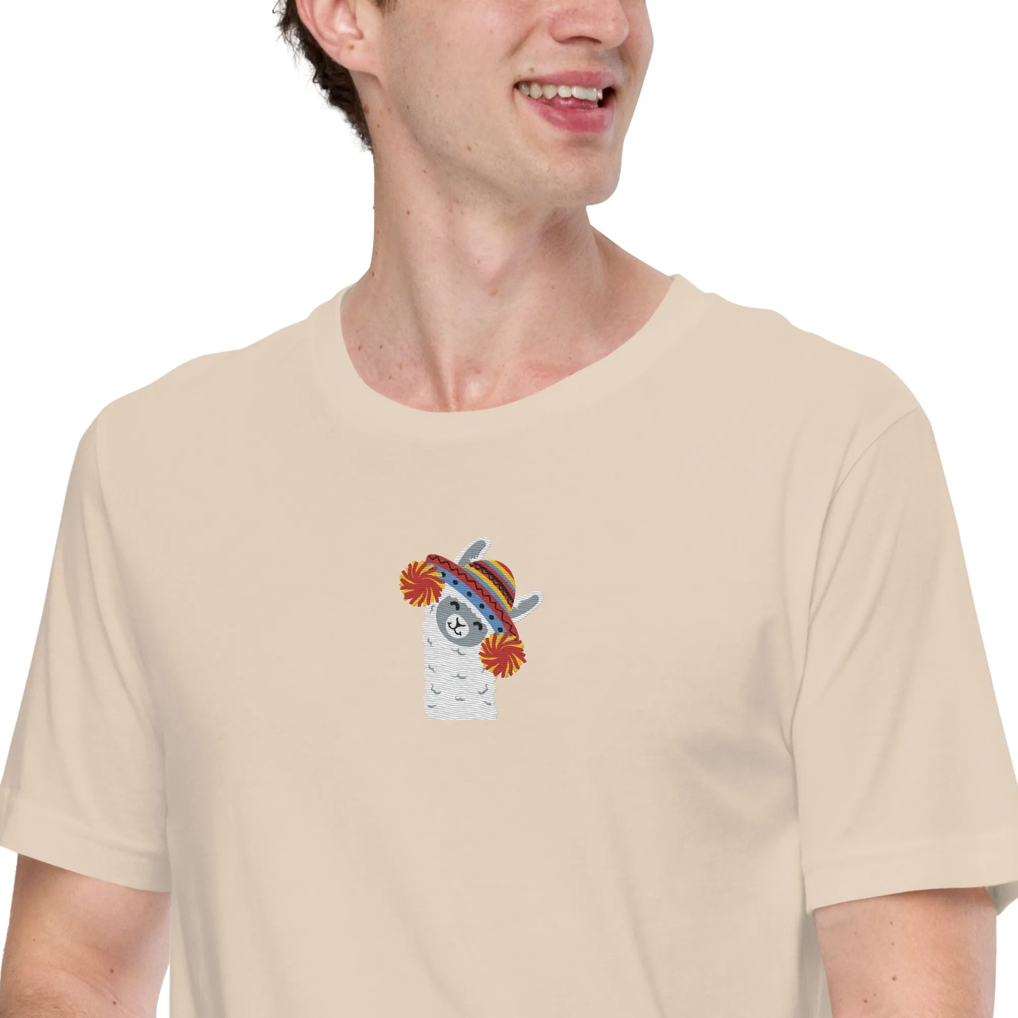 Peruvian Alpaca Embroidered T-Shirt