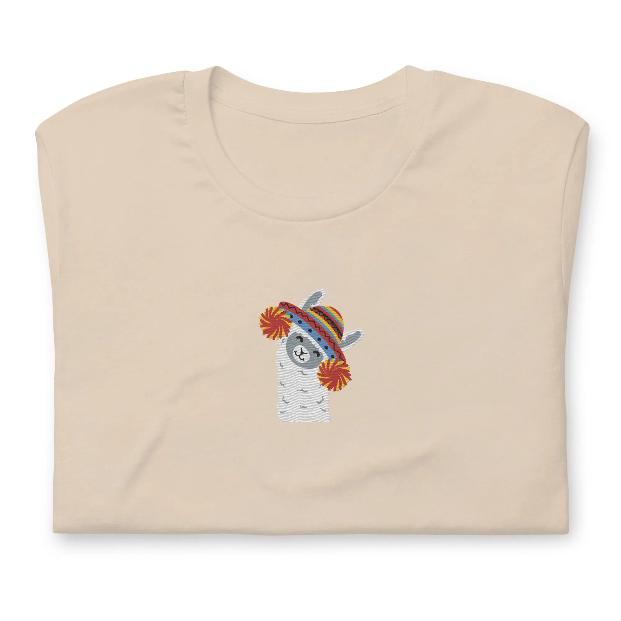 Peruvian Alpaca Embroidered T-Shirt