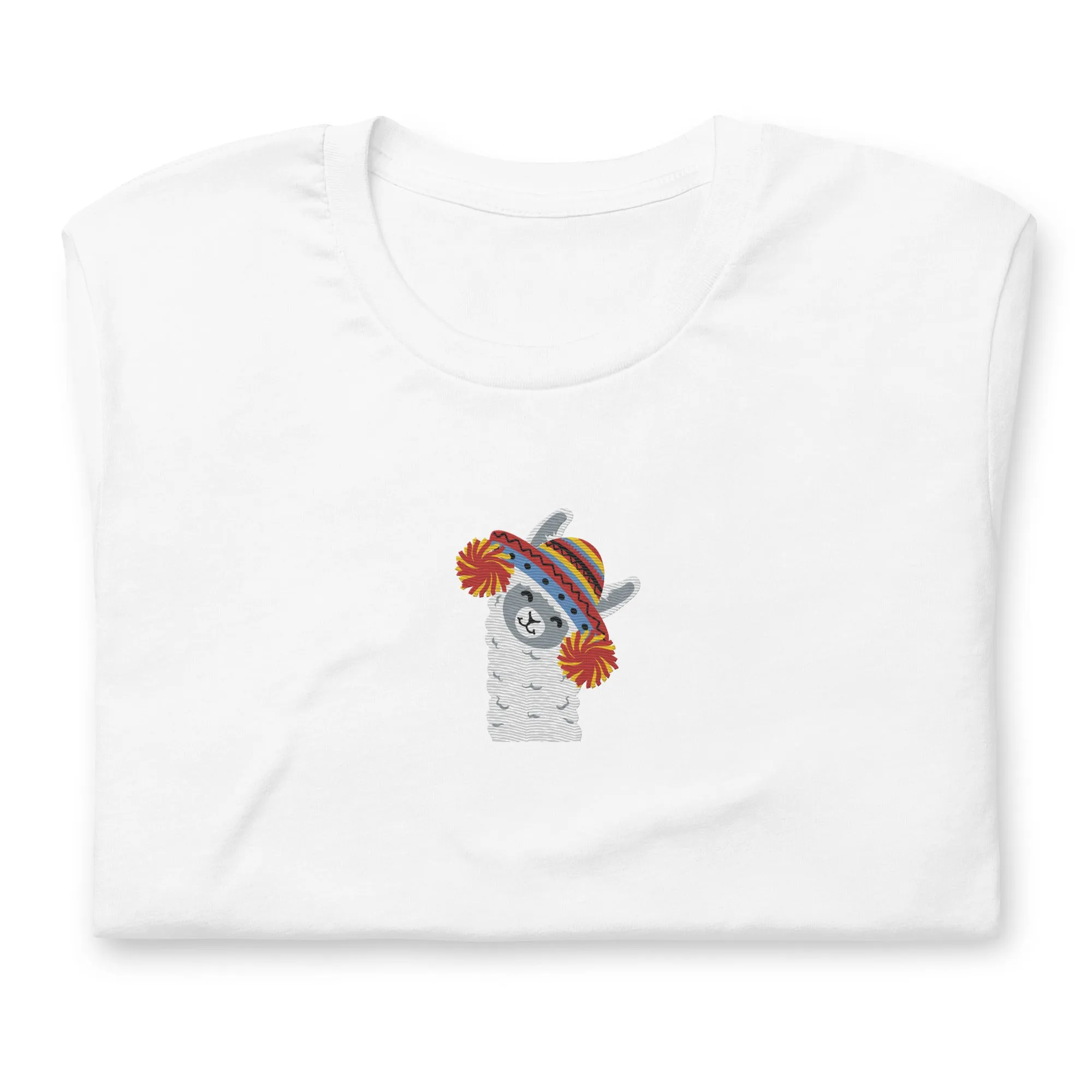 Peruvian Alpaca Embroidered T-Shirt