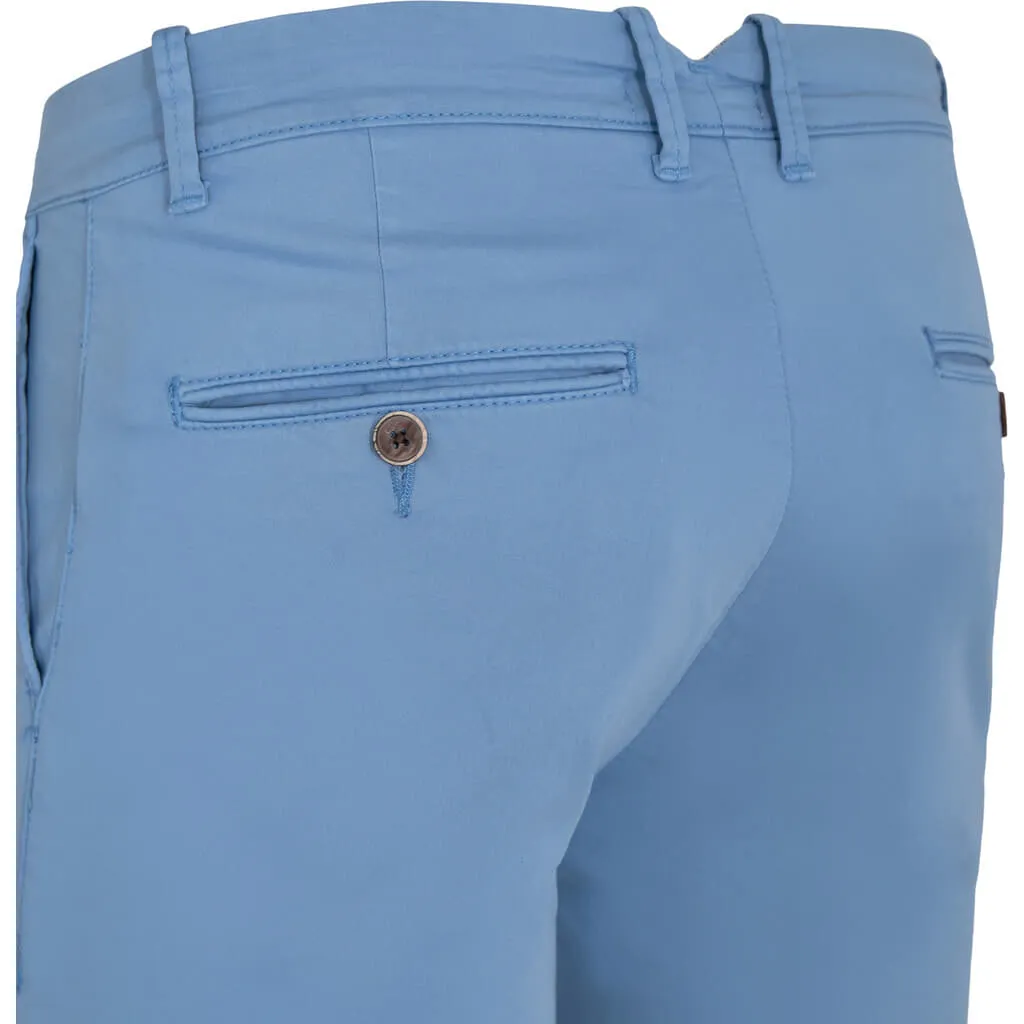 Piot Cotton Stretch Shorts - LBL Light Blue