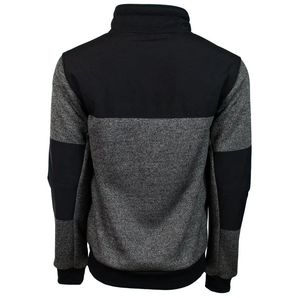 "Hooey Full Zip Tech Jacket" Charcoal w/Black Accents