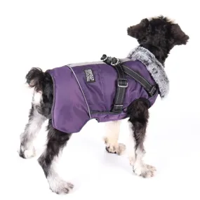 "Winter Dog Coat with Harness Strap – Multi-Purpose Windproof & Fleece-Lined Jacket Vest for Dogs"