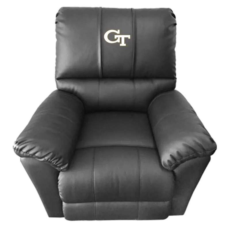 Rocker Recliner with Georgia Tech Yellow Jackets Logo