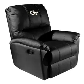 Rocker Recliner with Georgia Tech Yellow Jackets Logo