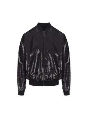 Sequinned Bomber Jacket