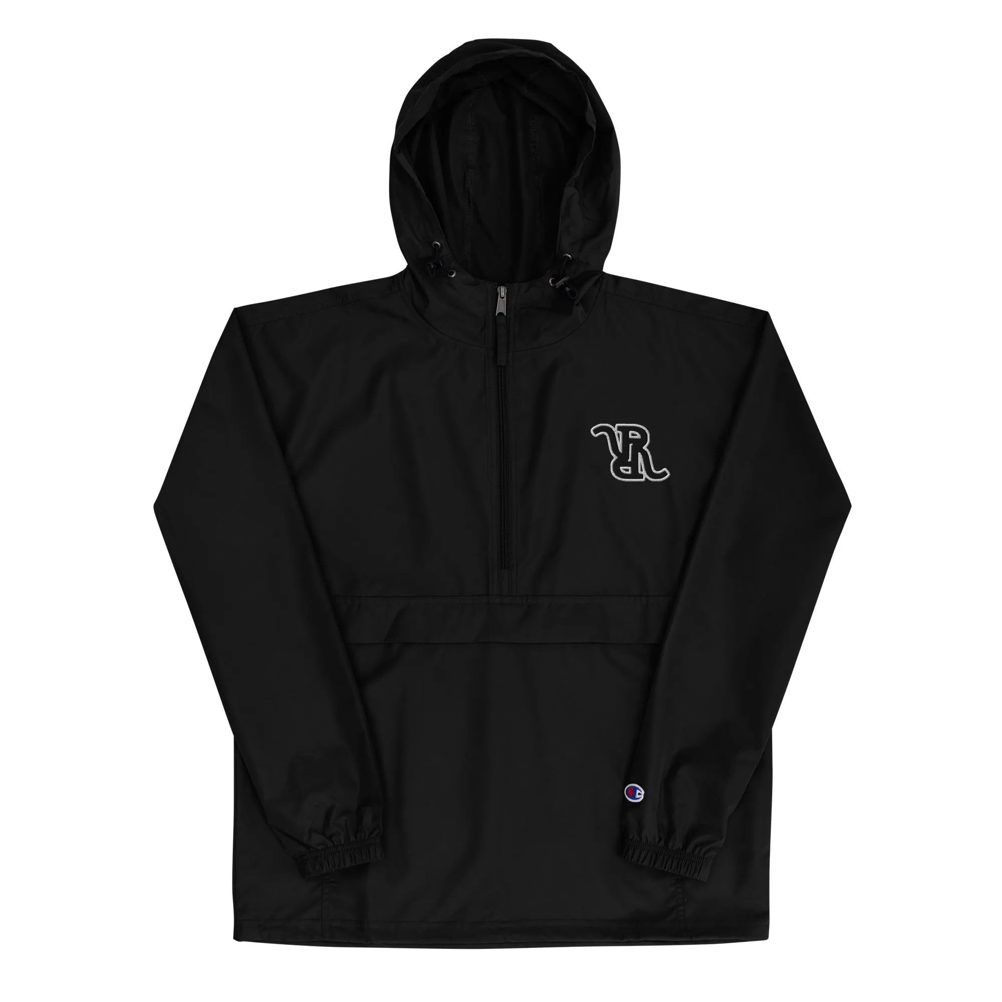 Solid RR Embroidered Champion Packable Jacket