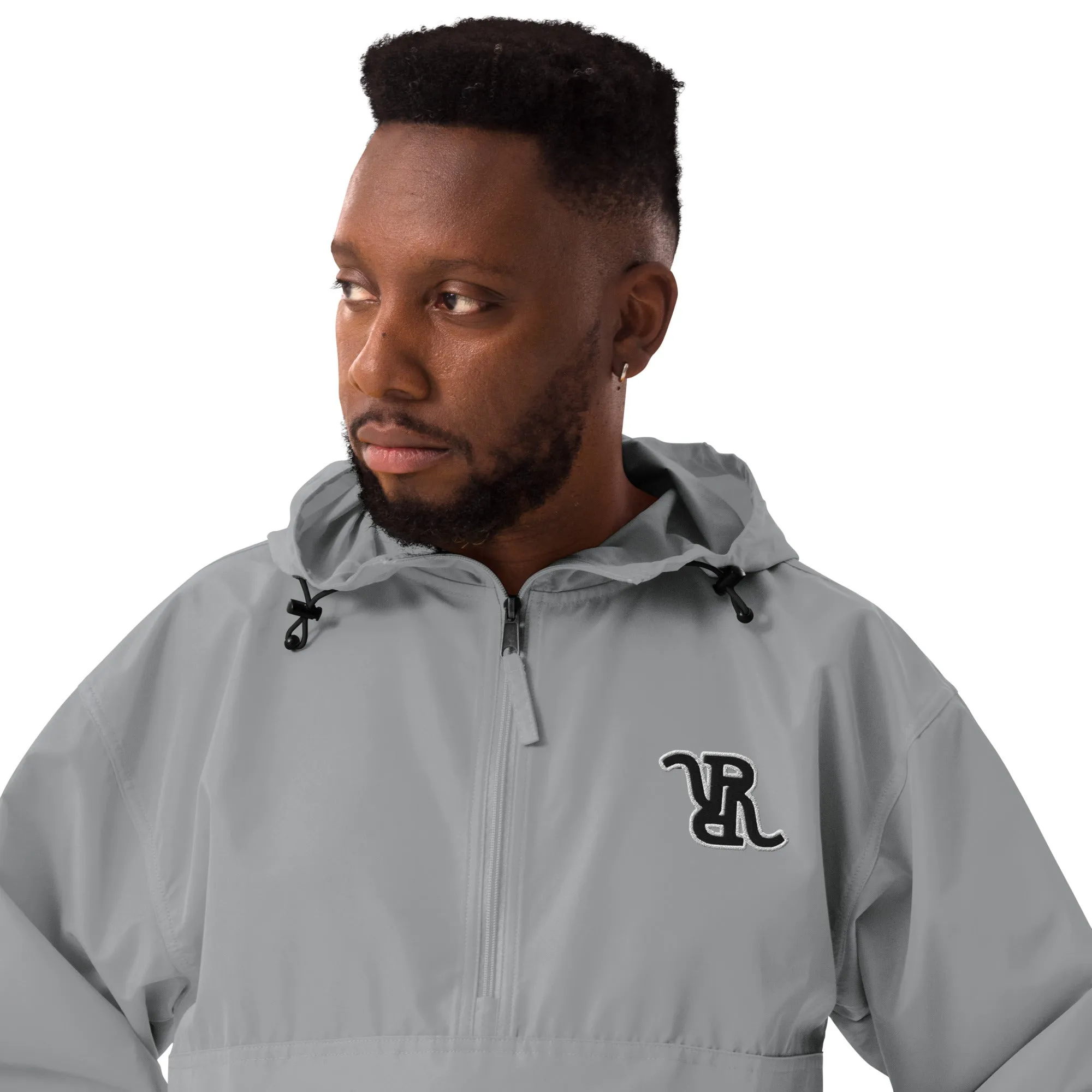 Solid RR Embroidered Champion Packable Jacket