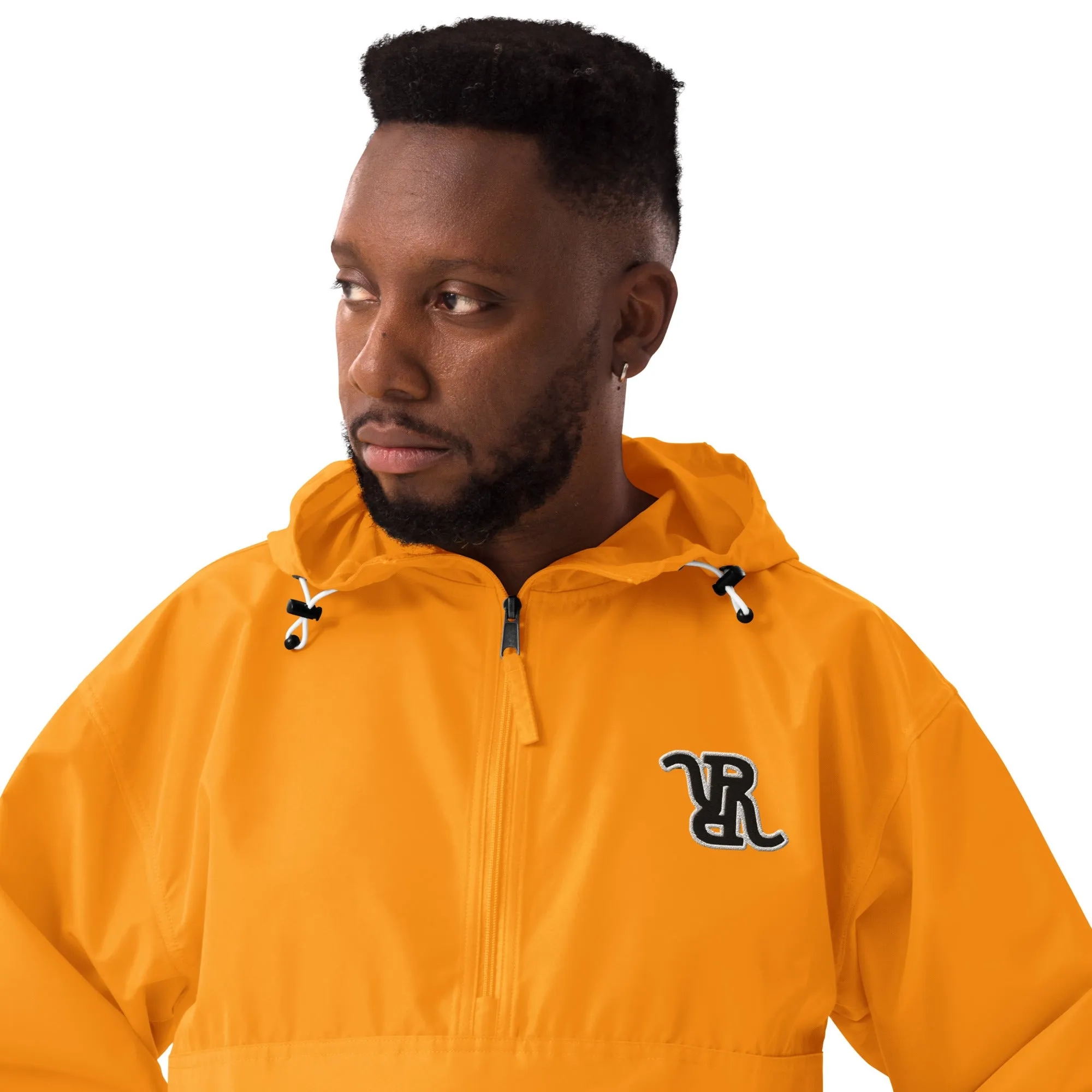 Solid RR Embroidered Champion Packable Jacket