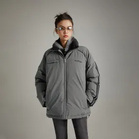 Sporty Loose Fit Padded Jacket