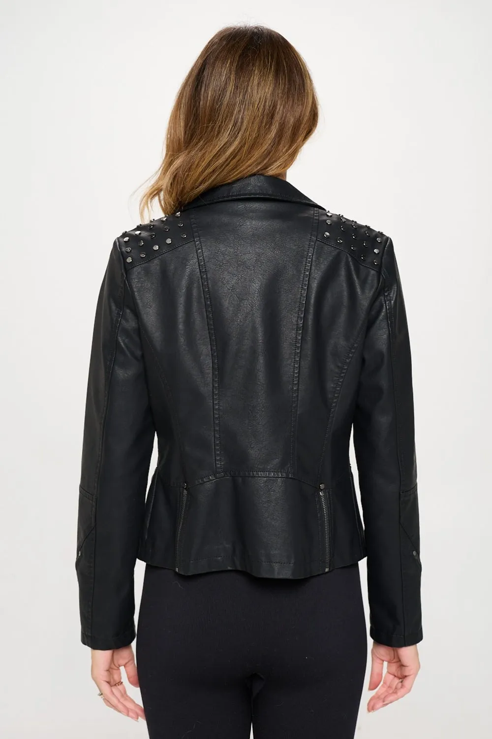 Studded Classic Moto Jacket