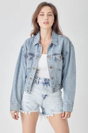 The Essential Cropped Denim Jacket (Online Only)