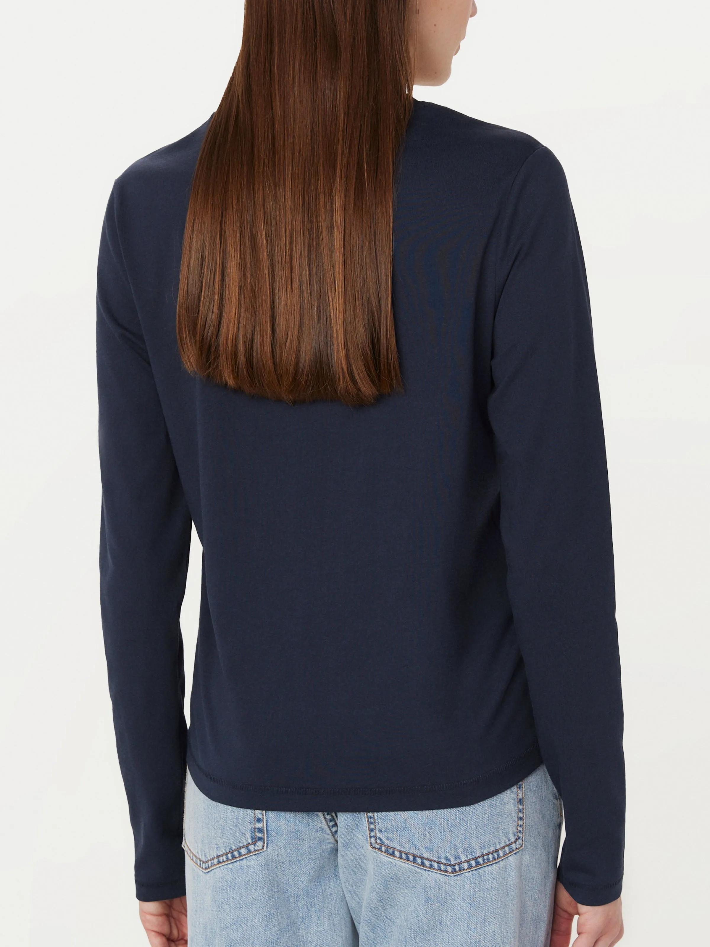 The Long Sleeve T-Shirt in Space Blue