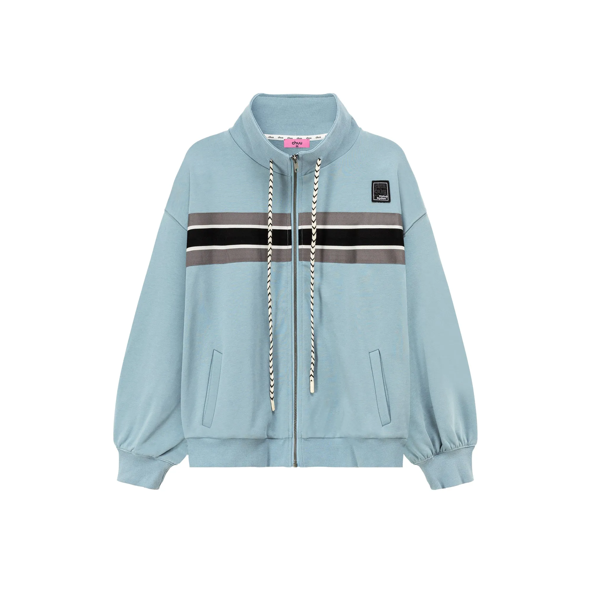 Through Time Zip-Up Loose-Fit Jacket