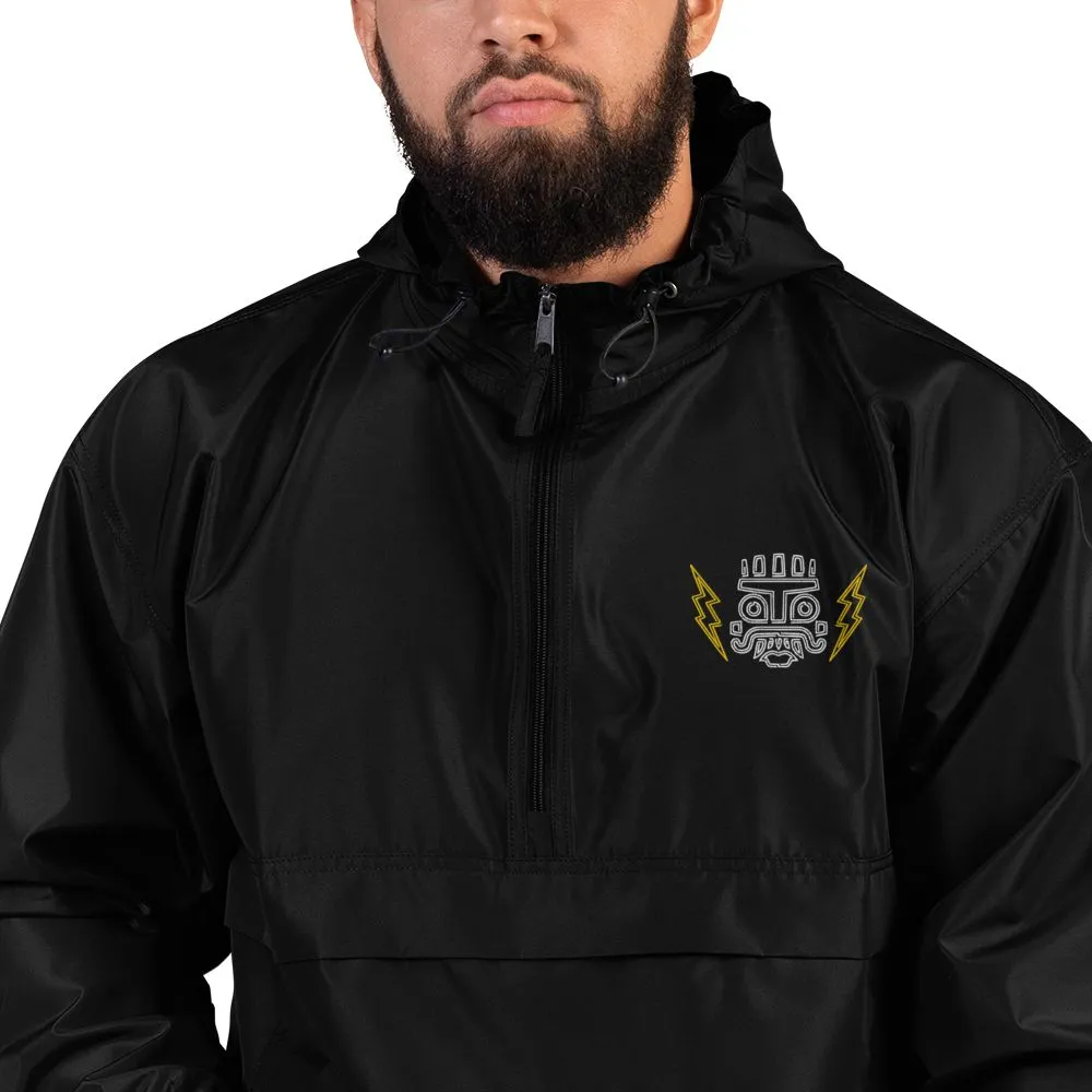 Tlaloc - Embroidered Champion Packable Jacket