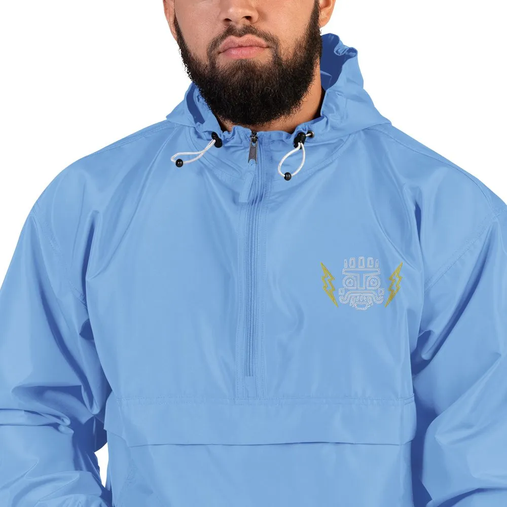 Tlaloc - Embroidered Champion Packable Jacket