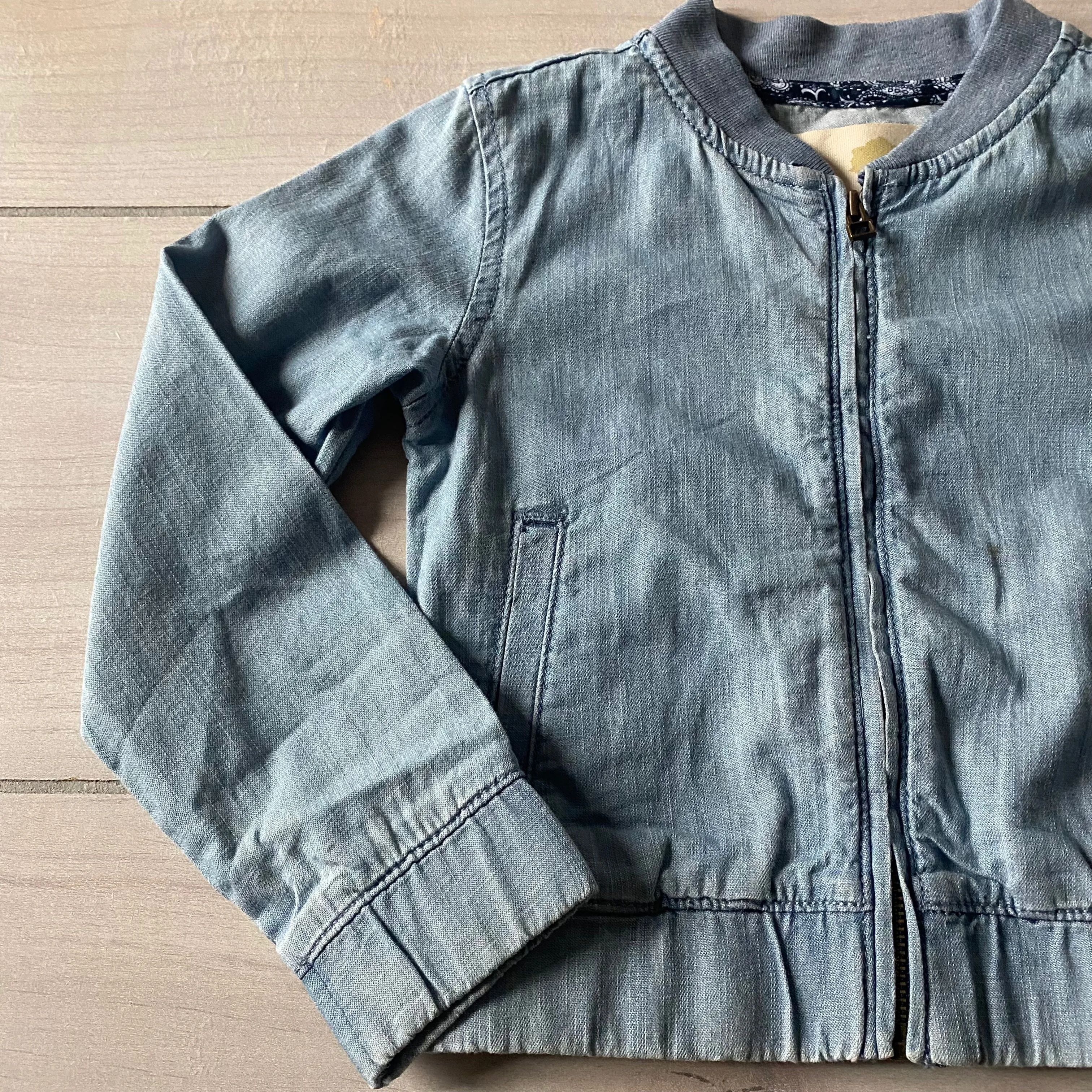 Tucker & Tate Chambray Zipper Jacket