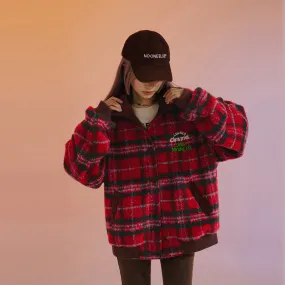 Vintage Check Loose Fit Jacket