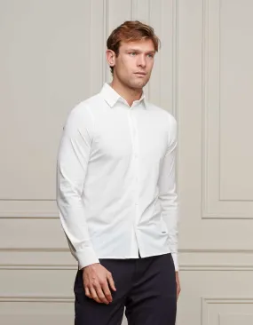 White Essential Slim Fit Shirt