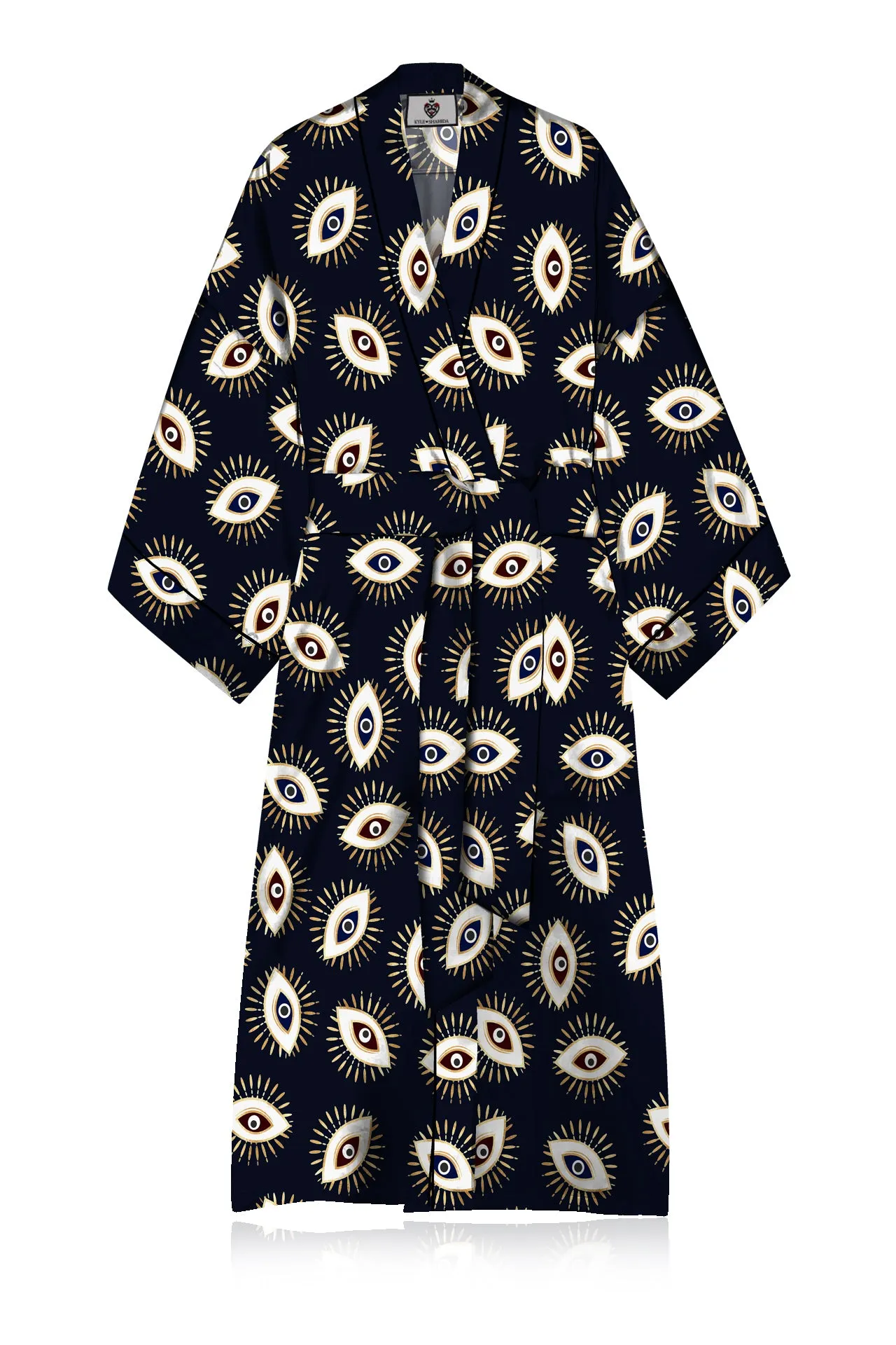 Womens Black Kimono