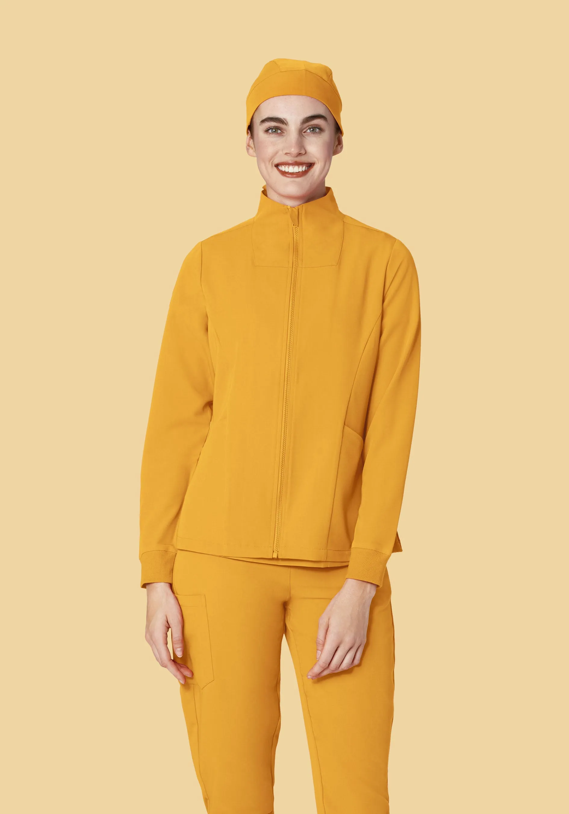 Women's Modern Scrub Jacket Honey