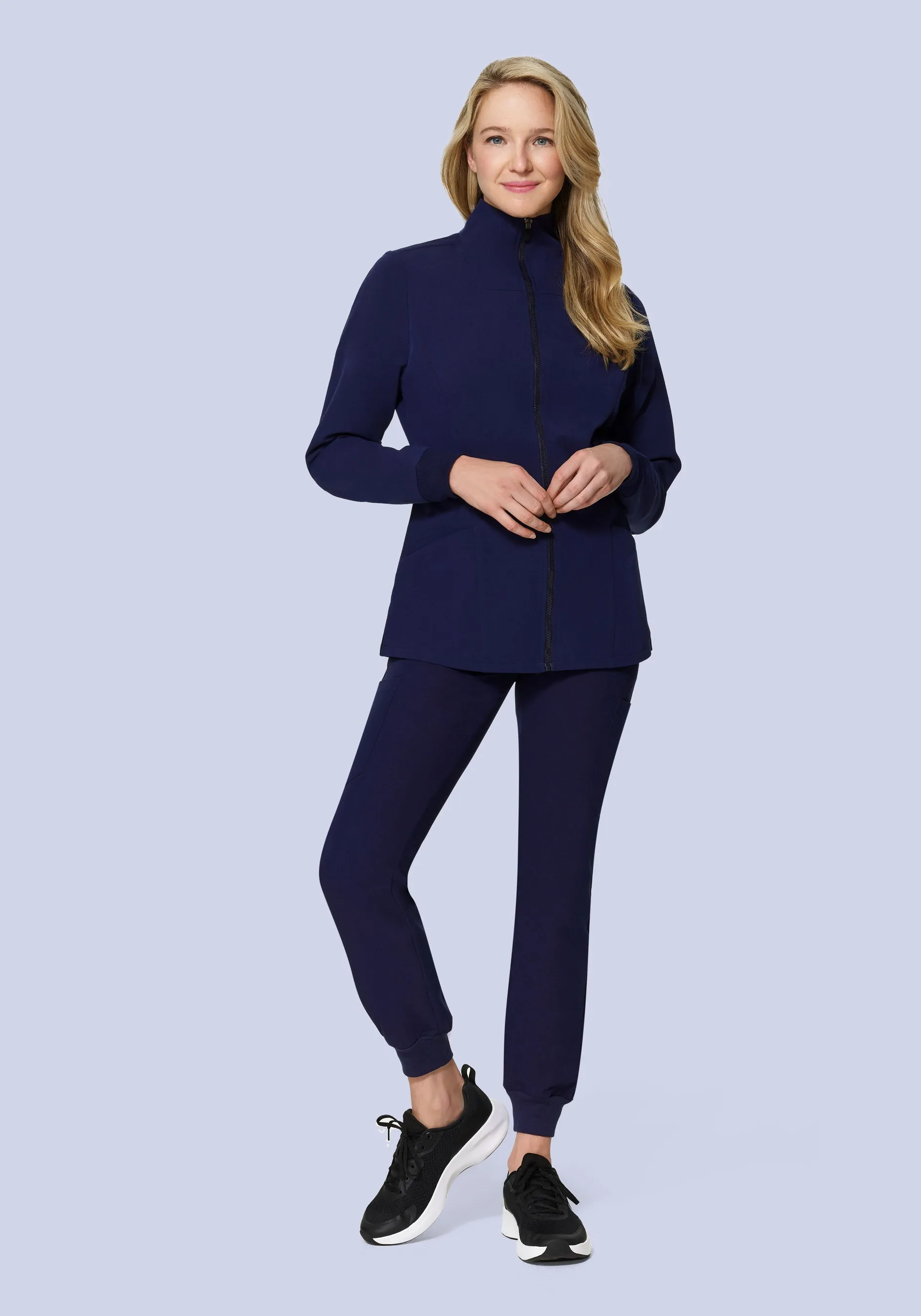 Women's Modern Scrub Jacket Navy