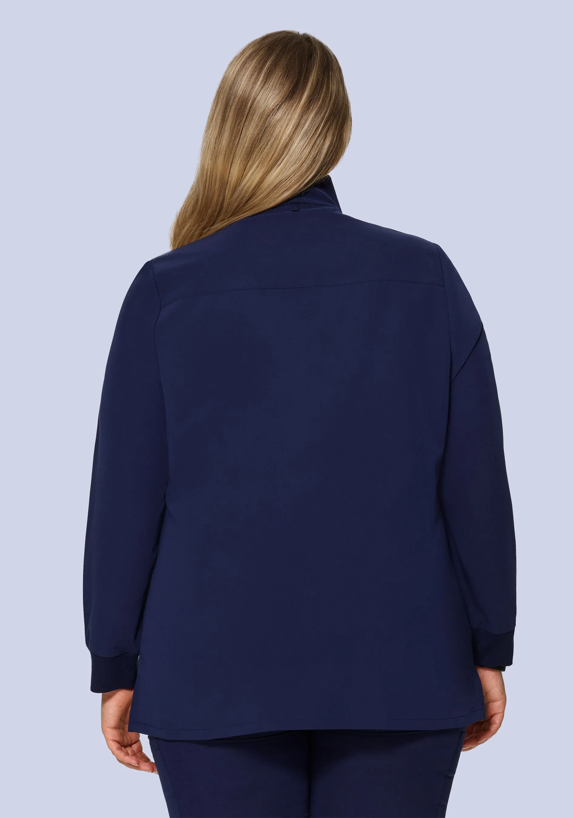 Women's Modern Scrub Jacket Navy