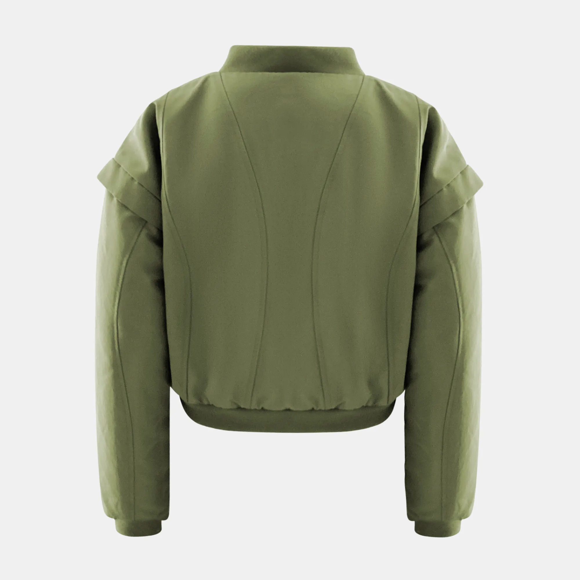 YOKON Crop Bomber Jacket