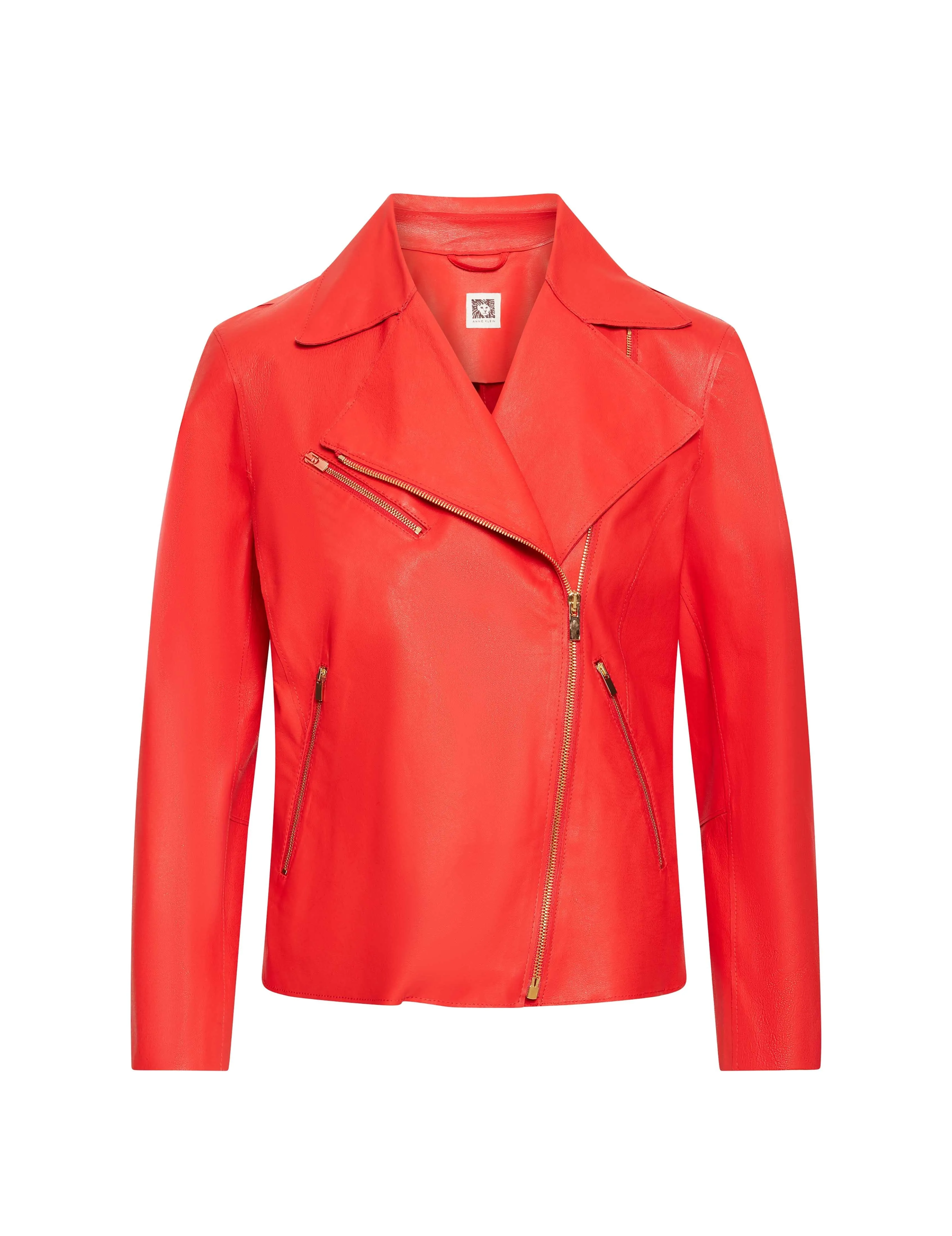 Zip Front Faux Leather Moto Jacket- Sale